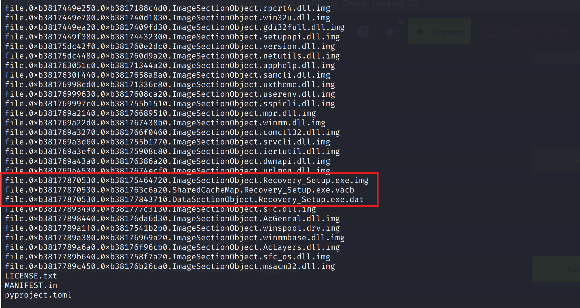 SHA-256 hash of the executable